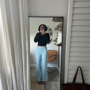 Beautiful pastel blue vintage pants